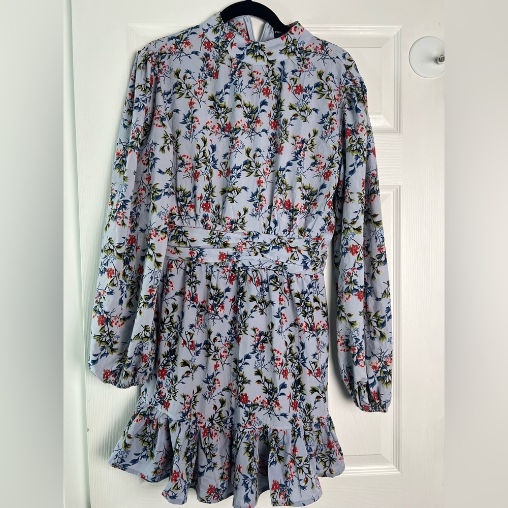 Floral Long Sleeve Dress Pretty Little Thing 6